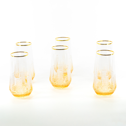 Ornament Altın Amber Bardak