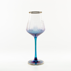 Ornament Mavi Platin Kadeh